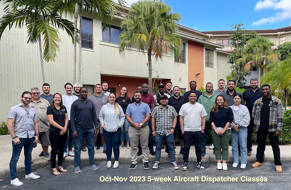 Oct-Nov-2023-5-week Aircraft Dispatcher Students