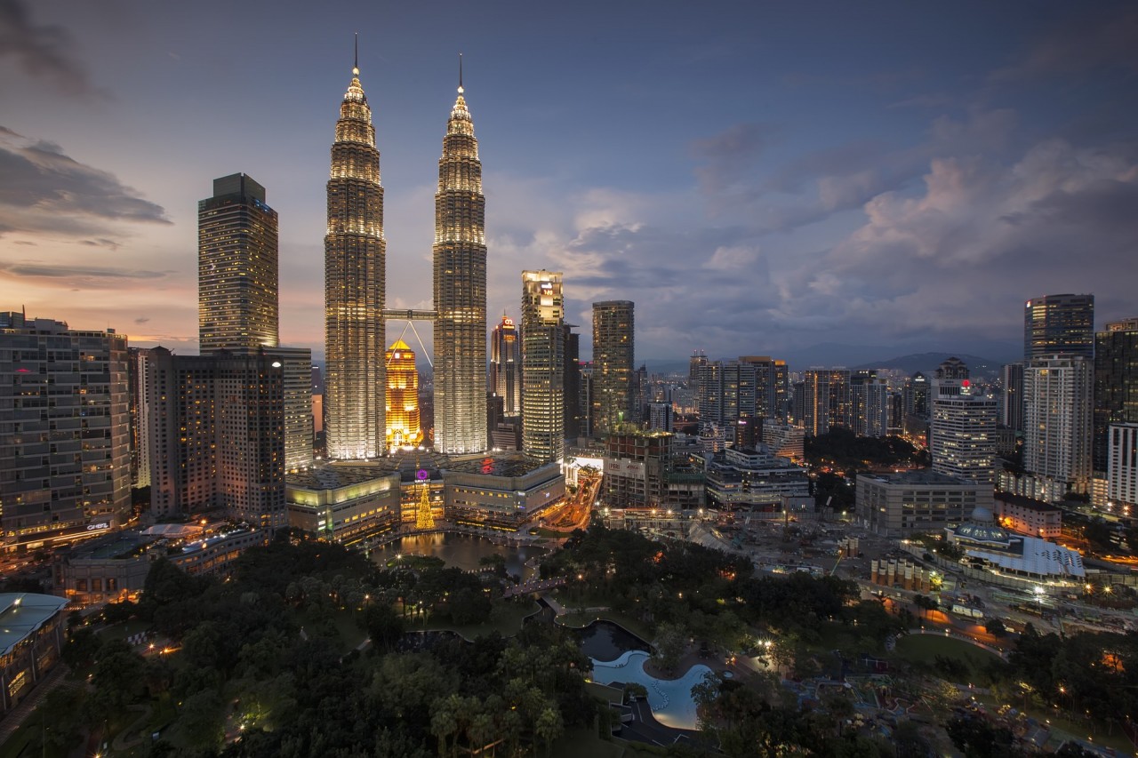 Malaysia capital skyline