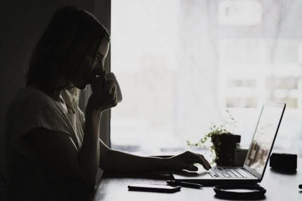 Woman studying for ADX exam